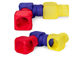 6-Delige Kinderspeeltent met Tunnels | Pop-up Systeem | Binnen & Buiten