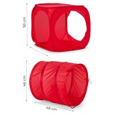 Kruip- en Speeltent Set voor Peuters | 3 Tenten + 3 Tunnels | Zelfopzettend