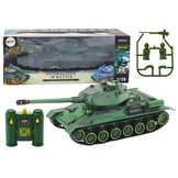 RC Battle Tank met Draaibare Toren en Geluidseffecten - 35 cm