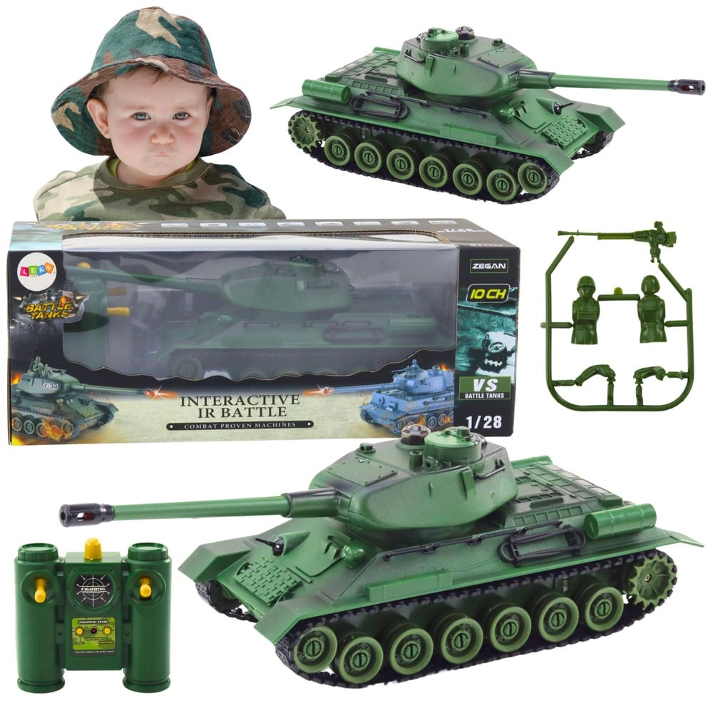Educatieve RC Tank met Realistische Functies - CE-gecertificeerd Kinderspeelgoed