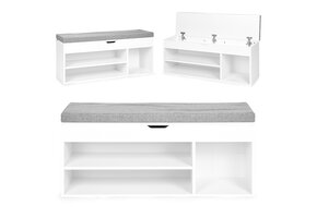 Design Schoenenkast met Comfort Zitje - Modern Meubelstuk voor de Hal