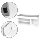 Comfortabele Schoenenkast met Zitbank - Gemakkelijk Schoenen Aan- en Uittrekken