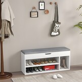 Comfortabele Schoenenkast met Zitbank - Gemakkelijk Schoenen Aan- en Uittrekken