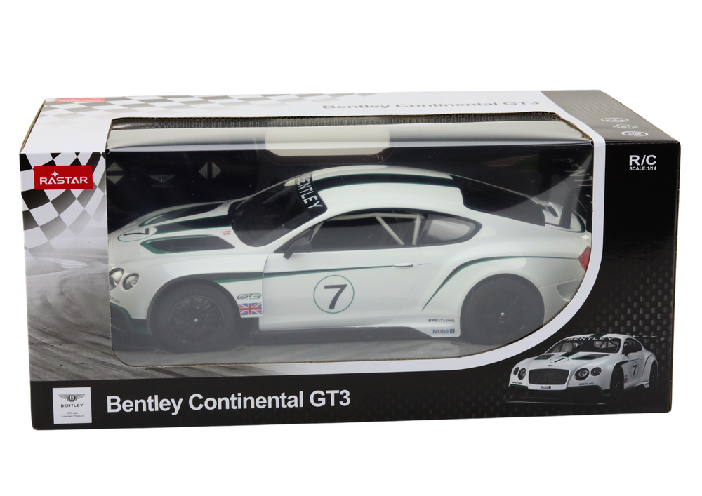 Bentley Continental GT3 RC Modelauto 1:14 - Collector's Edition - Wit