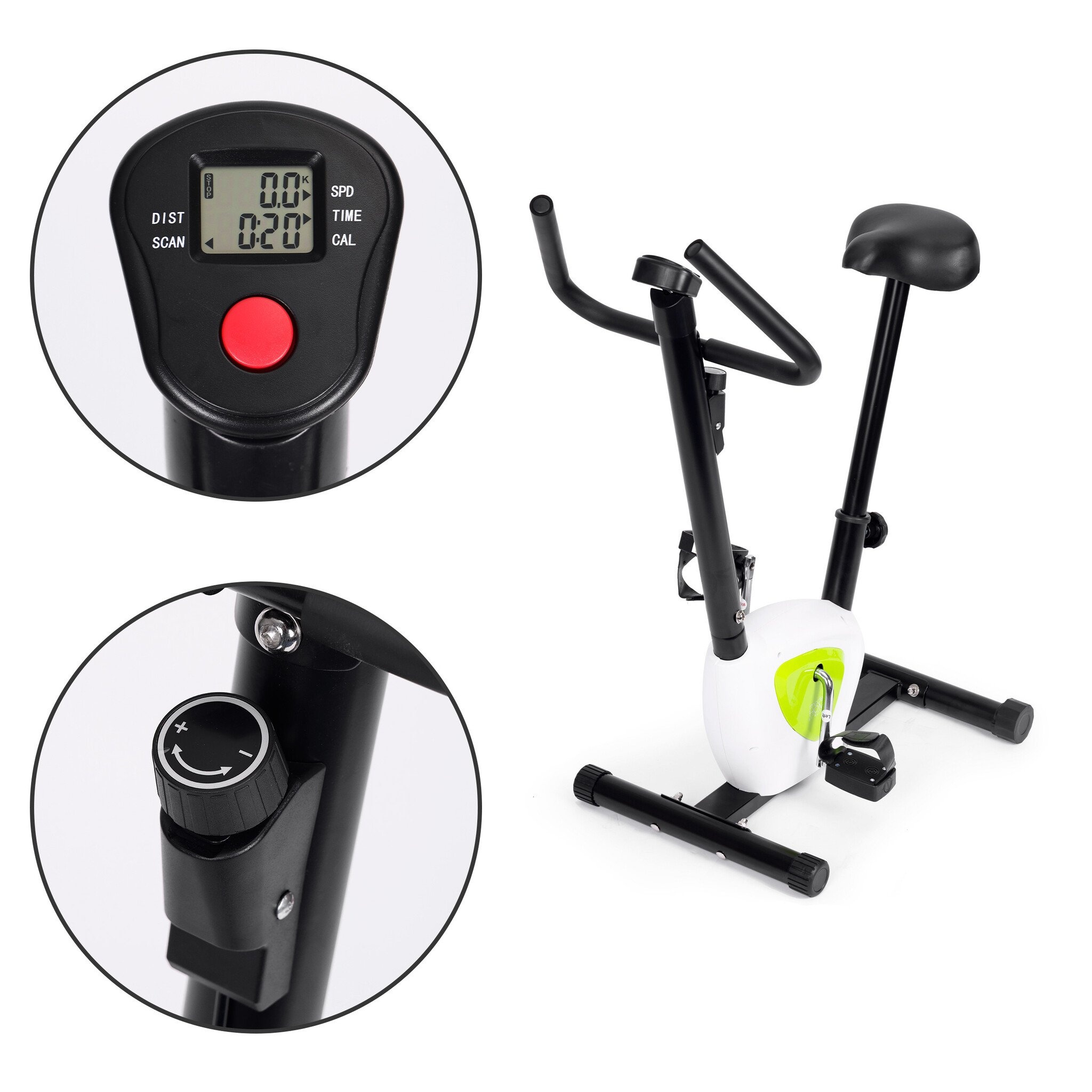 Compacte Hometrainer met Trainingsmeter - Perfect voor Thuisgebruik