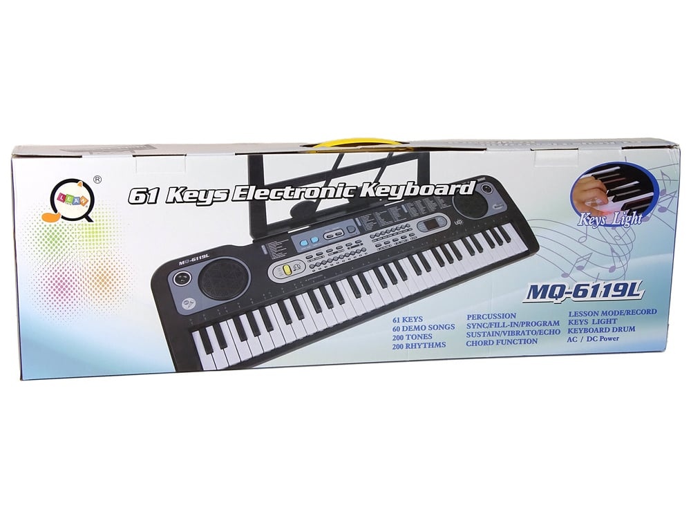 Complete Piano Set voor Kinderen - Keyboard met Microfoon en Lichteffecten