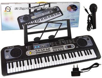 Complete Piano Set voor Kinderen - Keyboard met Microfoon en Lichteffecten