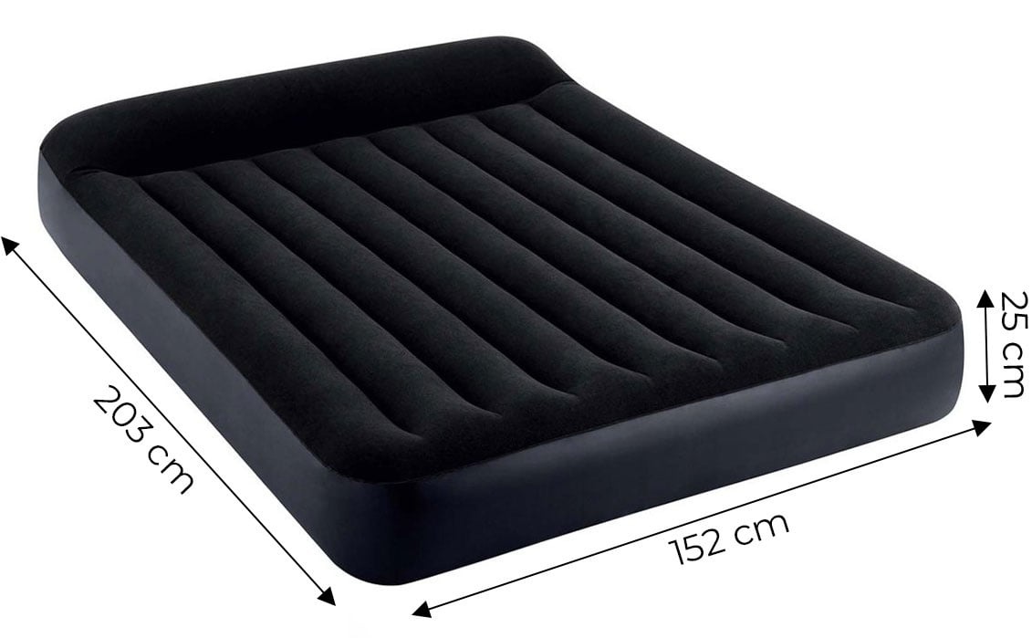 Comfortabel Logeerbed 2-Persoons - Premium Luchtmatras met Hoofdeinde