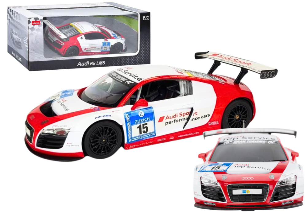 Audi R8 LMS RC Auto - Luxe Radiografisch Bestuurbare Sportwagen - Schaal 1:14