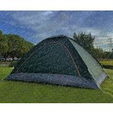 Festivaltent 4p - Bliksemsnelle opzettijd - Dubbele ingang - Compact pakket