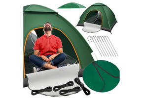 Trekkerstent 4-persoons - Ultralight glasvezel - Warmtereflecterend - Waterdicht