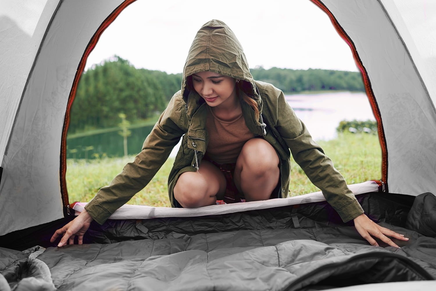 Instant tent 4p - Direct klaar voor gebruik - Extra ventilatie - Inclusief haringen