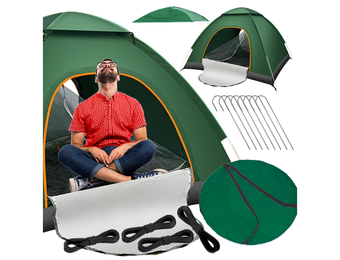 Instant tent 4p - Direct klaar voor gebruik - Extra ventilatie - Inclusief haringen