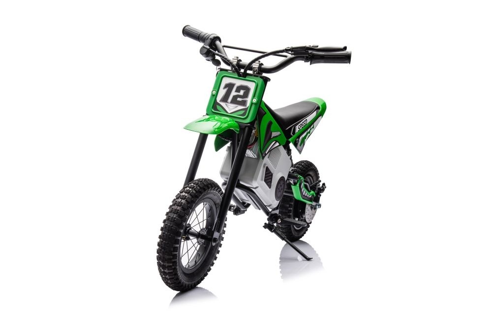 Veilige Elektrische Kindermotor 350W - Automatische Rem - Vanaf 6 Jaar - Khaki