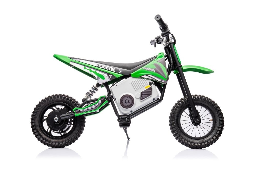 Veilige Elektrische Kindermotor 350W - Automatische Rem - Vanaf 6 Jaar - Khaki