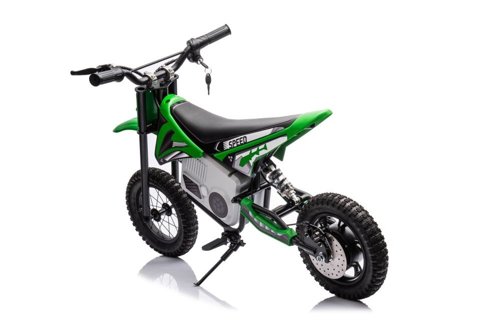 Veilige Elektrische Kindermotor 350W - Automatische Rem - Vanaf 6 Jaar - Khaki
