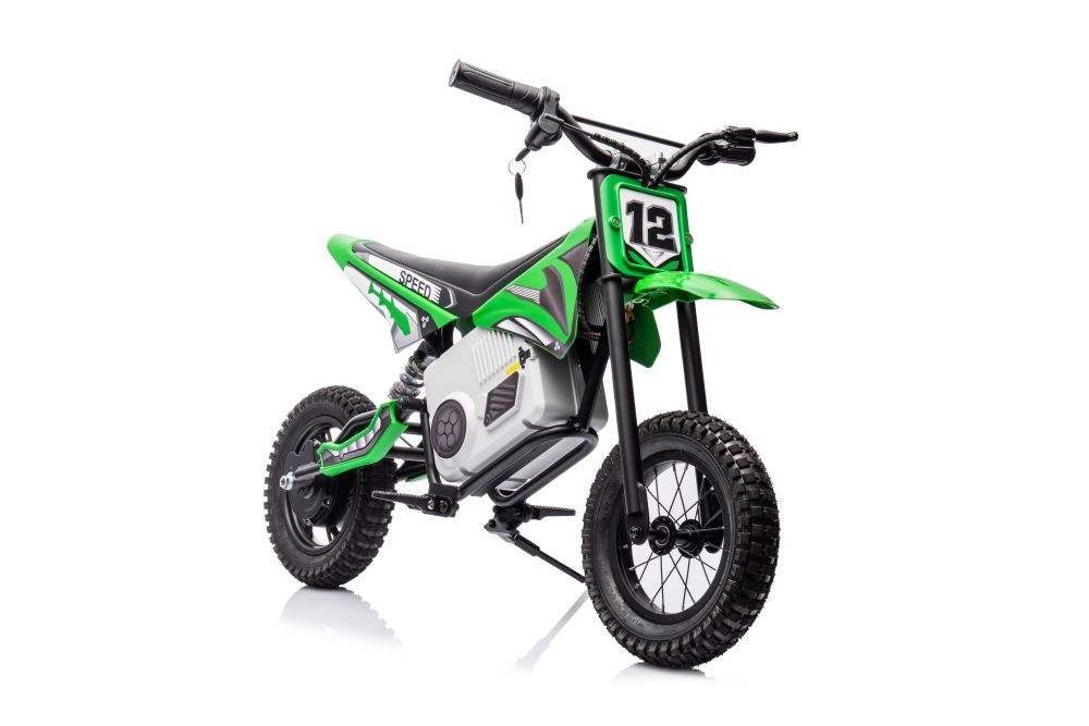Veilige Elektrische Kindermotor 350W - Automatische Rem - Vanaf 6 Jaar - Khaki