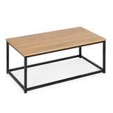 Compacte Salontafel Industrieel - Metaal/MDF - 90x48x41 cm