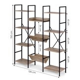 Multifunctionele Loft Boekenkast - Kantoor & Thuis - 11 Vakken