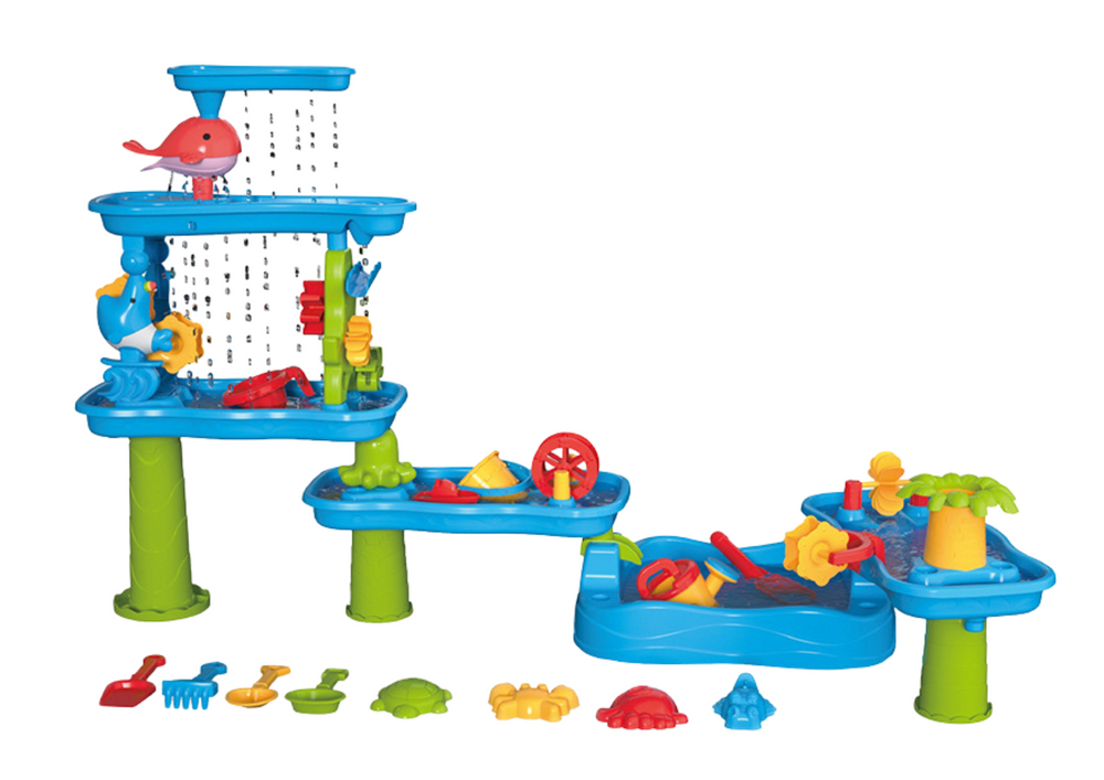 Opvouwbare Zand- en Watertafel - Ruimtebesparend Speelplezier 60x46cm