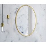 Gouden Wandspiegel Badkamer 50cm - Moderne Uitstraling