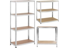 Garage Stellingkast XL - 175kg per Plank - Werkplaatsrek - Extra Stevig