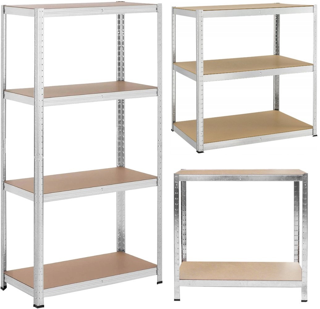 Garage Stellingkast XL - 175kg per Plank - Werkplaatsrek - Extra Stevig