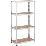 Industriële Stellingkast - 5 Planken - Magazijnopslag - 180x90cm