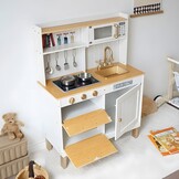 Grote Kinderkeuken 93,5 cm - Veilig Speelplezier met Licht en Geluid