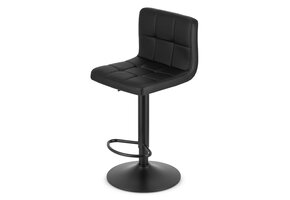 Verstelbare Barkrukken - Draaibaar Duo - Ergonomisch Comfort - Matzwart