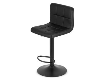 Verstelbare Barkrukken - Draaibaar Duo - Ergonomisch Comfort - Matzwart