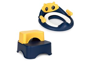 3-in-1 Zindelijkheidsset: Toiletbril, Opstapje en Trainer (1,9 kg)