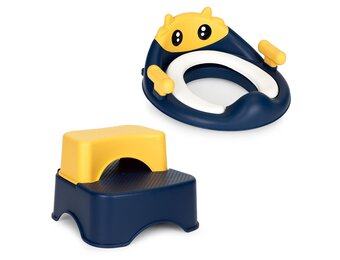 Universele Toilettrainer met Opstap - Verstelbaar voor Elk Toilet