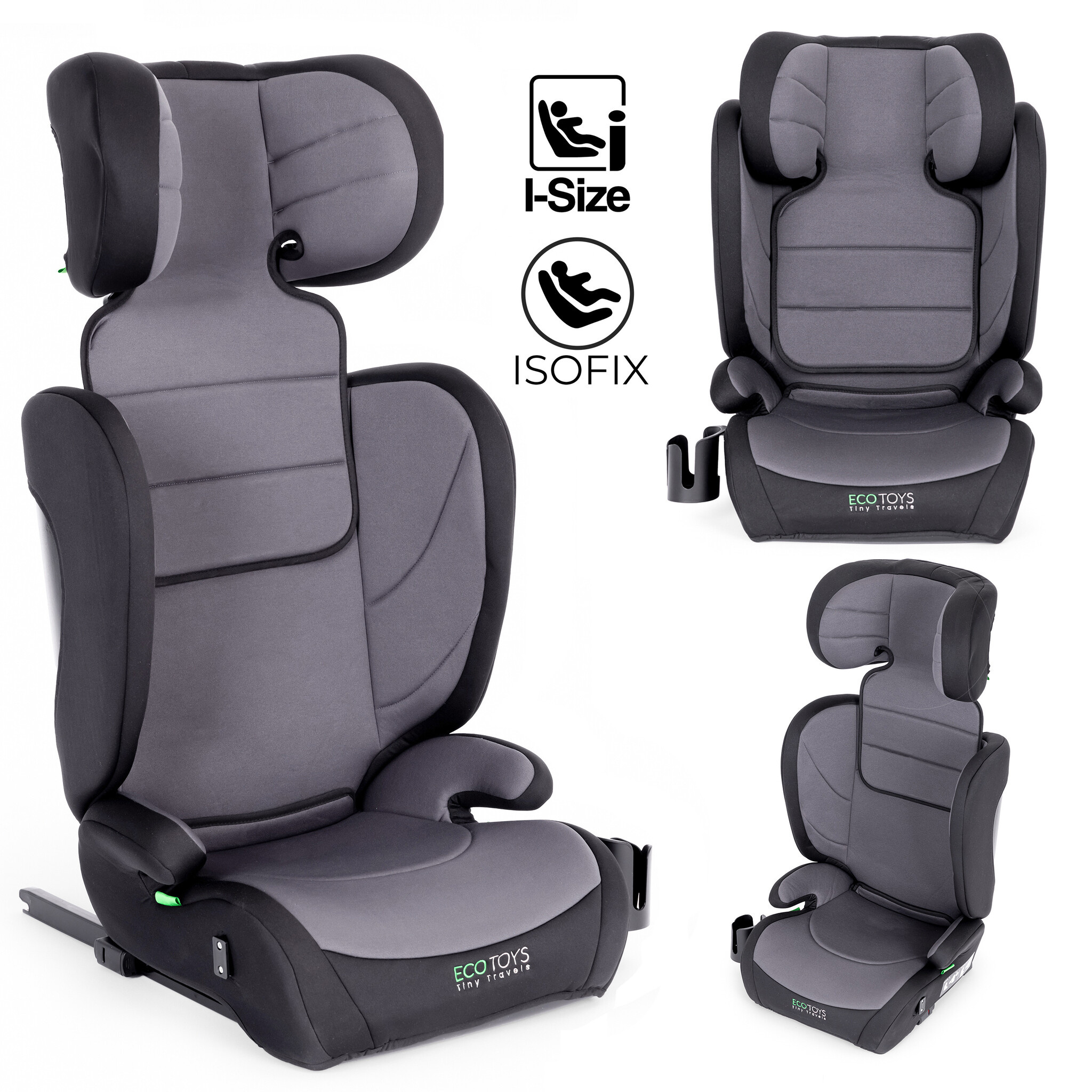 iSize Autostoel met ISOFIX - Maximale Veiligheid - 100-150 cm