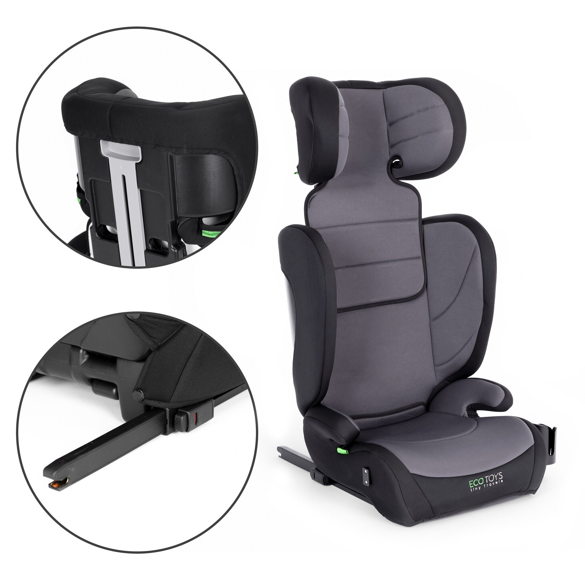Duurzame Autostoel - Groeit Mee van 100-150 cm - ISOFIX