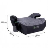 Gecertificeerde iSize Zitverhoger - Veilig Autozitten 125-150 cm - Met Wasbare Hoes