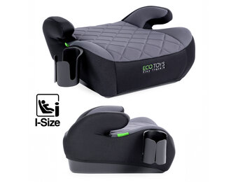 Gecertificeerde iSize Zitverhoger - Veilig Autozitten 125-150 cm - Met Wasbare Hoes