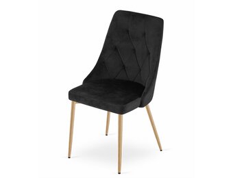Veelzijdige Eetkamerstoelen Set - 2 Zwarte Stoelen voor Woon- & Eetkamer