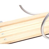 Duurzame Metalen Slee - Verstelbare Rugleuning - Poedercoating - Blauw