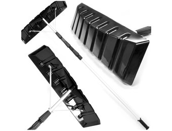 Telescopische Sneeuwschuiver XL - 63 cm Breed - Ideaal voor Oprit en Terras