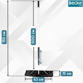 Multifunctionele Sneeuwruimer - Verstelbaar 155-500cm - Voor Alle Oppervlakken