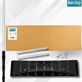 Premium Aluminium Sneeuwschuiver - Ergonomisch - 2,2kg Lichtgewicht