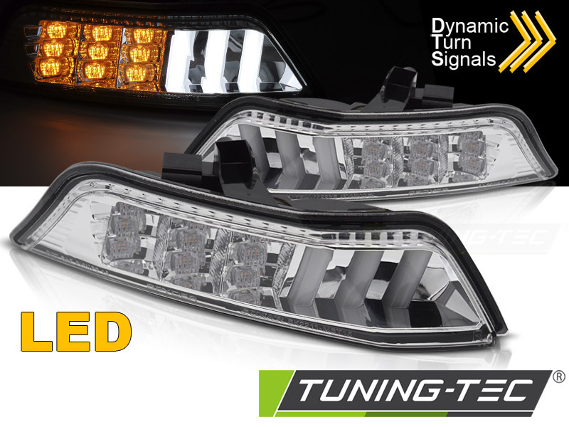 LED Koplampen Set geschikt voor Ford Mustang 2015-2017 - Chrome Upgrade met Dynamische Richtingaanwijzers