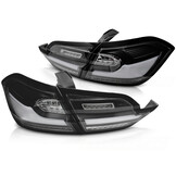 Zwarte LED Achterlichten Set geschikt voor Ford Fiesta MK8 - Dynamische Knipperlichten - Sportief Design