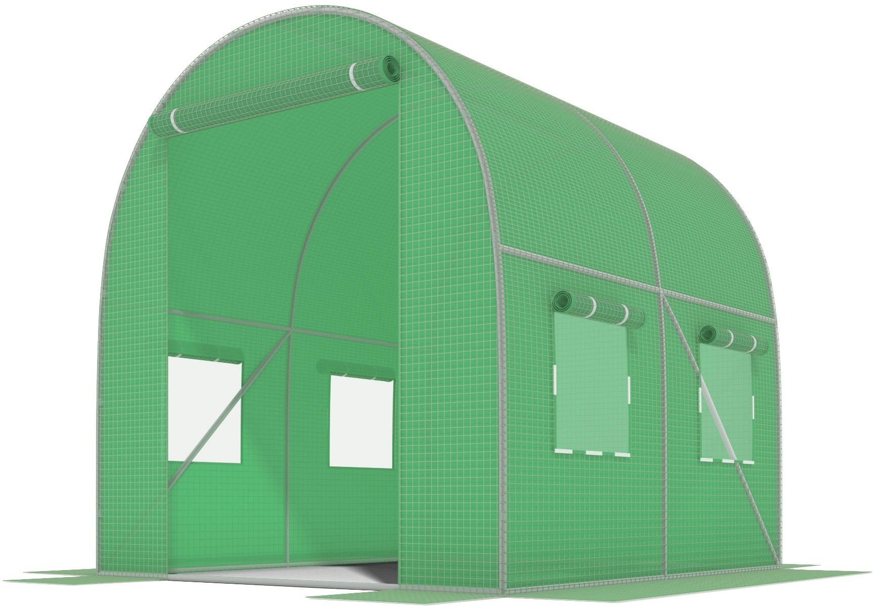 4-Seizoenen Tuinkas XL - Klimaatregeling - Extra Stevige Constructie