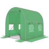 Beschermde Moestuinkas Deluxe - Volledig Uitgerust - Temperatuurcontrole