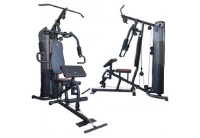 Professioneel Fitness Krachtstation - Compleet Homegym Systeem met 65kg Gewichtstapel