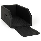 Premium Veiligheidsbench Auto - Zwart Eco-leer - 55x100cm - Met Gordelsysteem