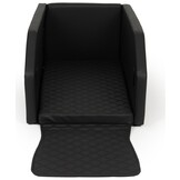 Design Hondentransporter Auto - Zwart Eco-leer - 55x100cm - Premium Comfort