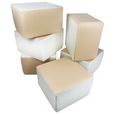 Kindveilige Speelblokken - Set van 6 Zachte Schuimkussens - Afwasbaar - 40x40x25 cm
